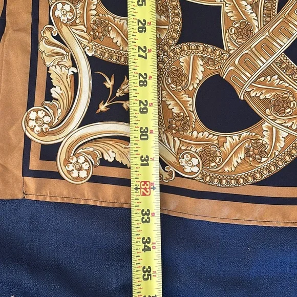 Versace Baroque Print Shirt - Black and Gold - Picture 13 of 14